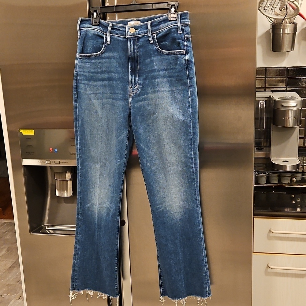 💕MOTHER💕 The Hustler Ankle Fray Jeans ~ Grasping At Straws 31 NWOT - Picture 12 of 16